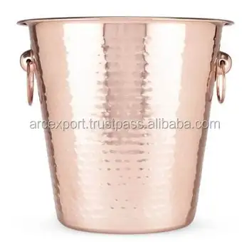 rose gold wine bucket