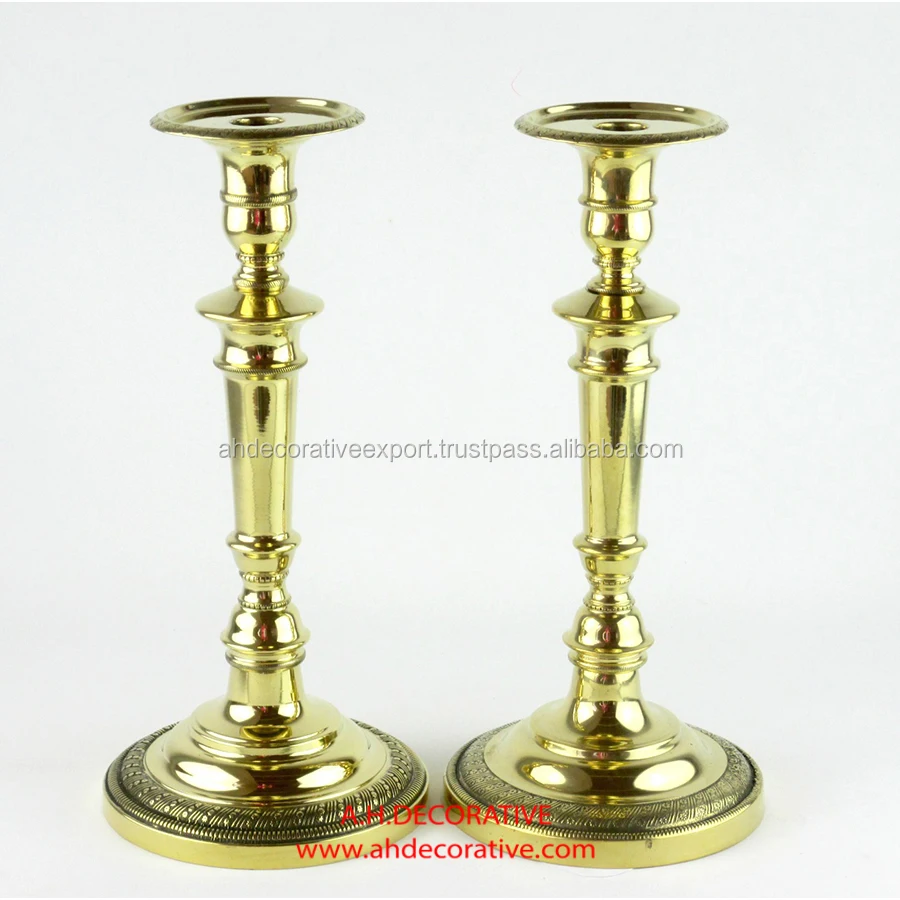 Embossed Brass Pillar Candle Holder Buy Cheap Candle Holders,Candle
