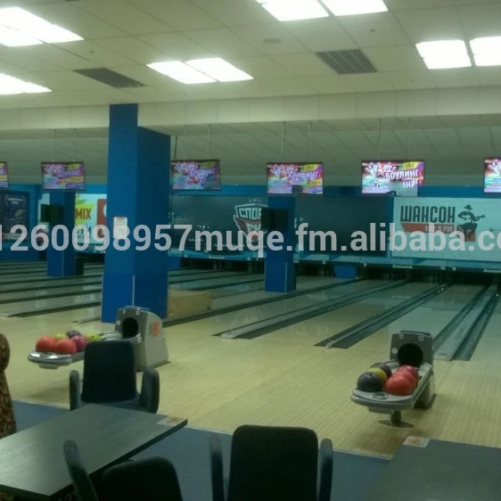 
Used Brunswick bowling lanes 