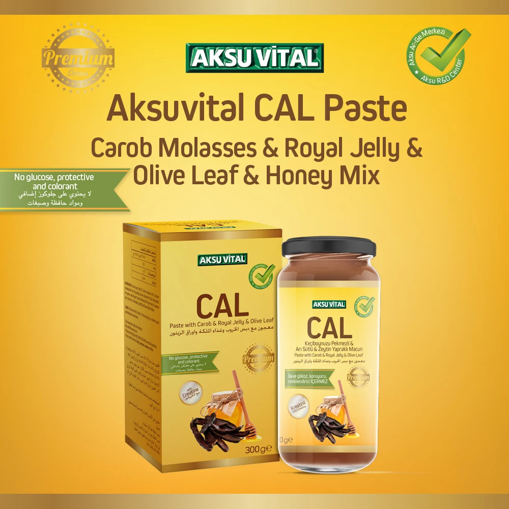 
Weight Gain Foods CAL PASTE Honey Mix Carob Royal Jelly Olive Leaf Food Super Appetite Support Medicinal Food 