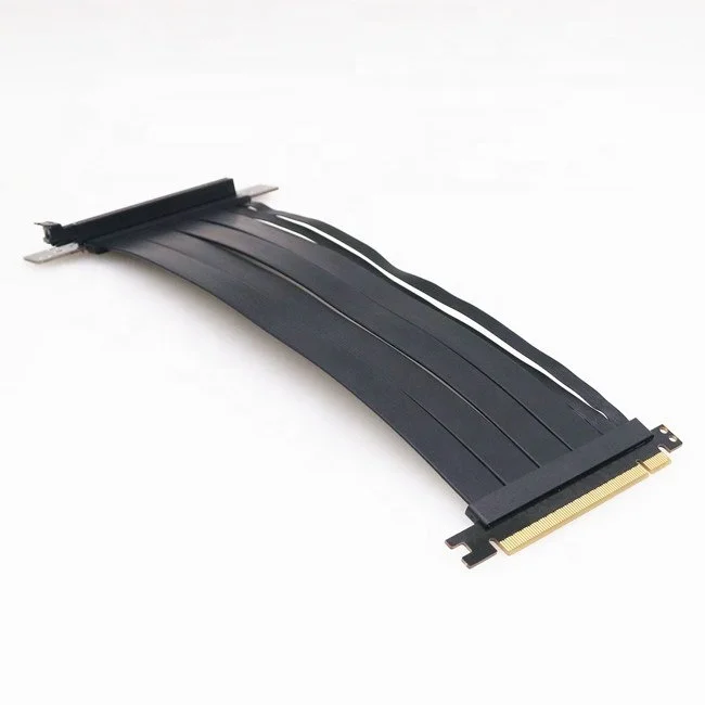 

New PCI Express PCIe3.0 16x Riser Flexible High Speed Extension Cable, Black