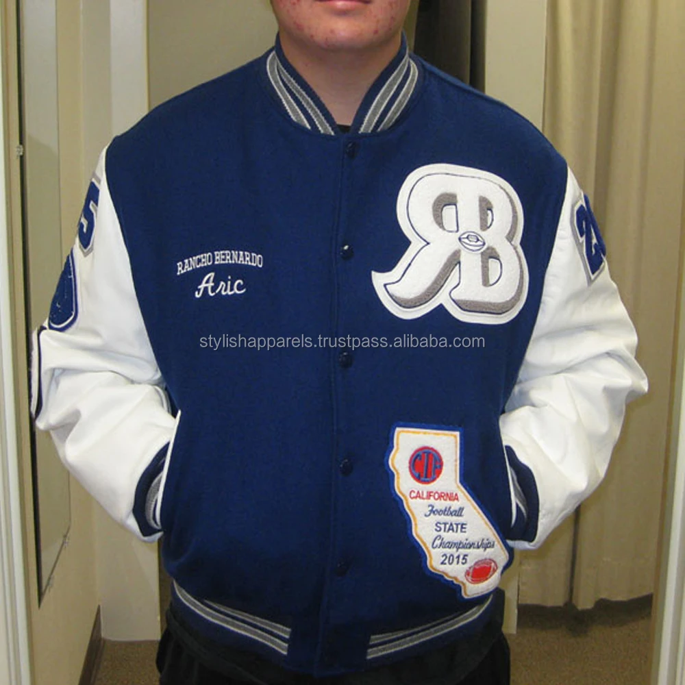 Wholesale Wool Letterman Leather Varsity Jacket From Pakistan Buy