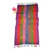 boiled wool scarves in multi winter colors