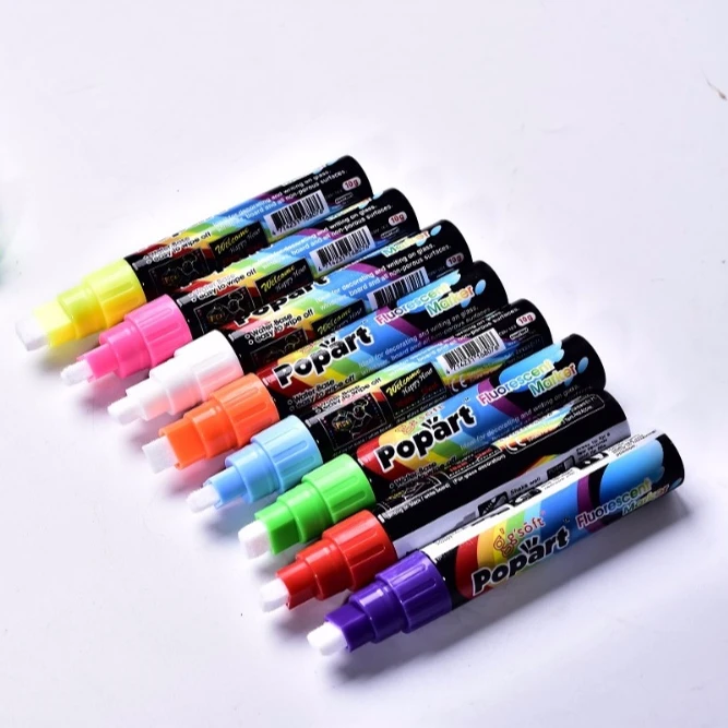 

8 mm Top Selling Neon Erasable Glass Marker