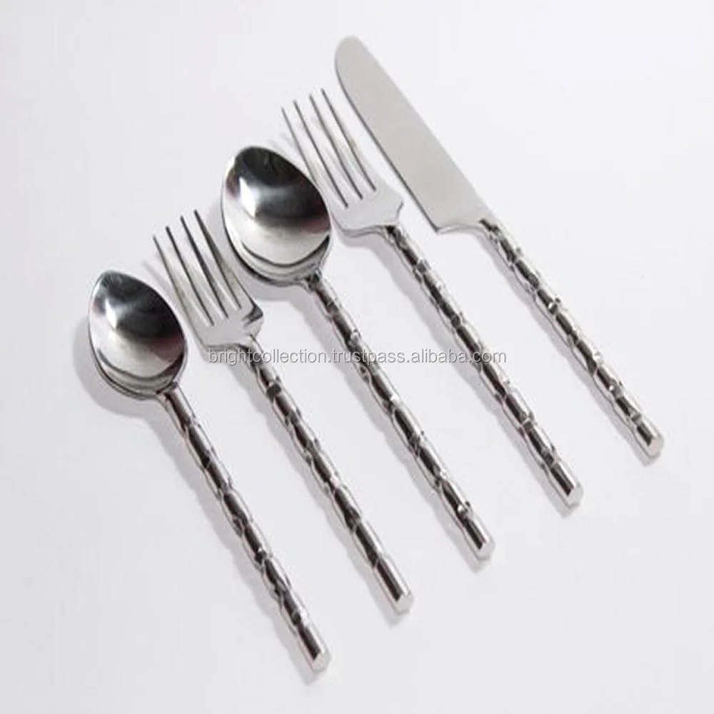 Long Handle Flatware Set Gold Plated Glassware Sets Gold Plated Brass