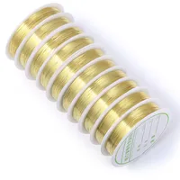 

Gold Plated Copper Beading Wire Thin Metal Wire for Jewelry Making