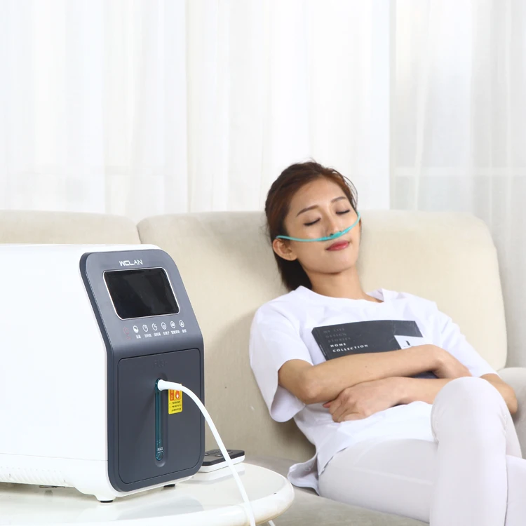 

1-7L 5L Pure breathing up to 93% purity LCD display Oxygen generator Portable Home Oxygen Concentrator