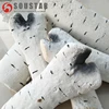 Ceramic birch logs