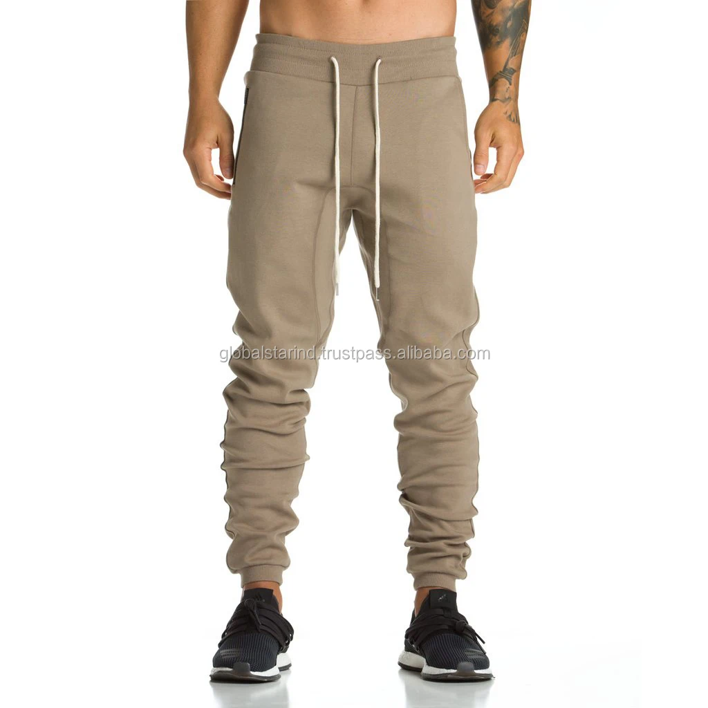 khaki jogger sweatpants