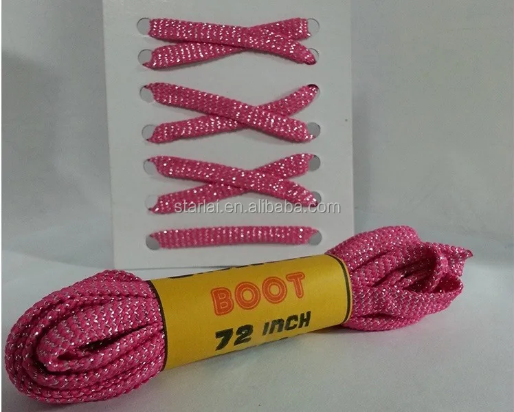 Flat Shoelace With Custom Printed Logo Tips Buy Flat Waxed Shoelaces