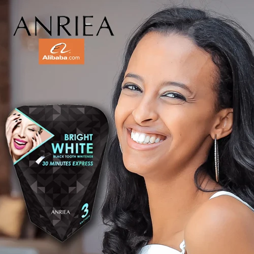 

Anriea 3d white Whitestrips 1 box 3 Pouches Original Oral care kit Hygiene crest dental strips charcoal teeth whitening