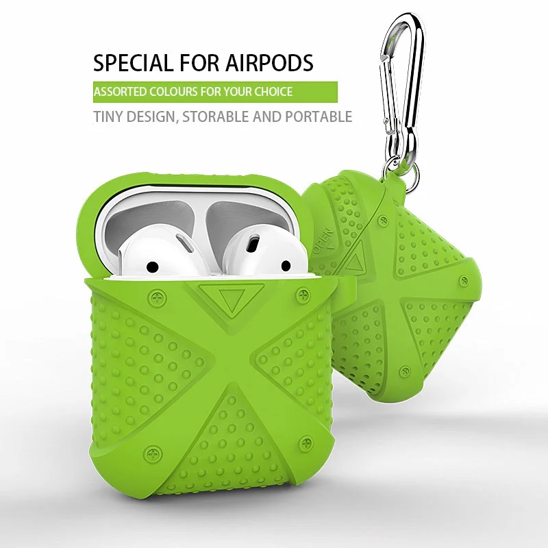 

Air Pods Case 7 Accessories Kits Protective Skin Silicone Cover case for Apple Air-pods Charging Case Ear Hook Grips