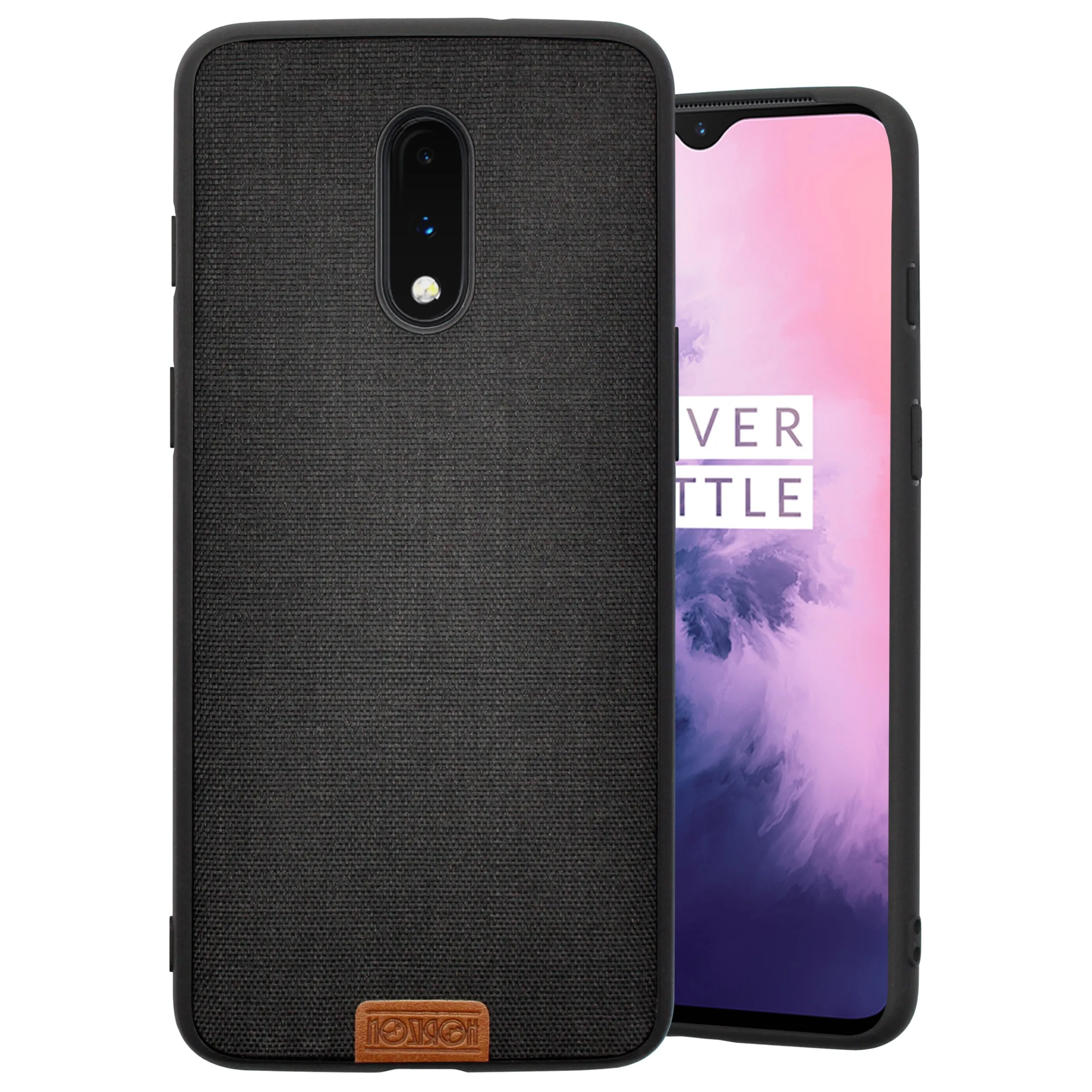 

Noziroh Jeans for  Original Denim Real Fabric Cover Case Shockproof Scratchproof Italy Design Silicone Bumper 3D Black