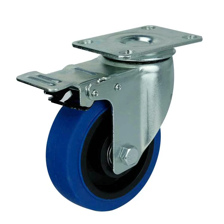 
WBD Factory Direct Supply 5inch tpr swivel castor/casters wheel with plastic center 