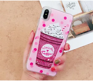 Girly Glitter Liquid Phone Case iPhone X Max XR