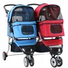 pet strollers rabbit strollers 3 wheels foldable cat dog strollers