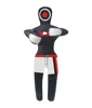 MMA Grappling Dummy Custom Style Black With White Synthetic Leather Stripes Dummies High Quality Wrestling Bag