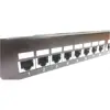 ftp 90degree alkrone cat 7 cat6 rj45 connector 23awg 24 port empty patch panel