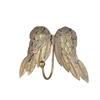 Antique Brass Angel Wings Metal Hooks