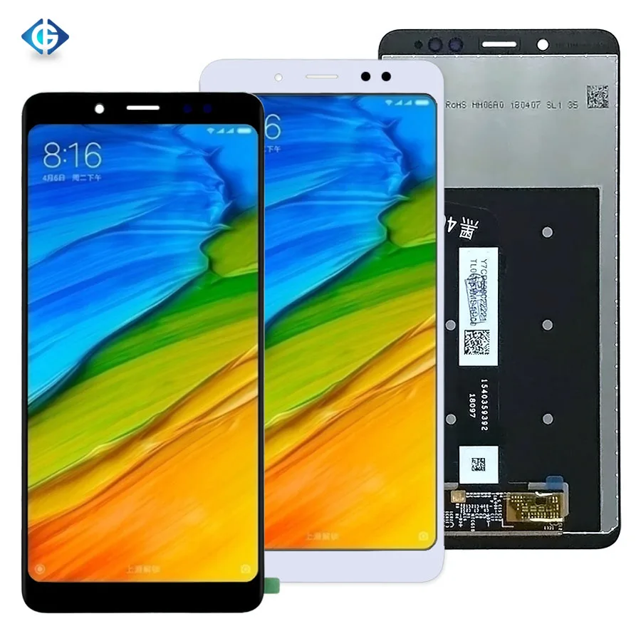 

for Redmi Note 5 Lcd for Note 5 Screen for Xiaomi for Redmi Note 5 Pro Display, Black/white for redmi note 5 display