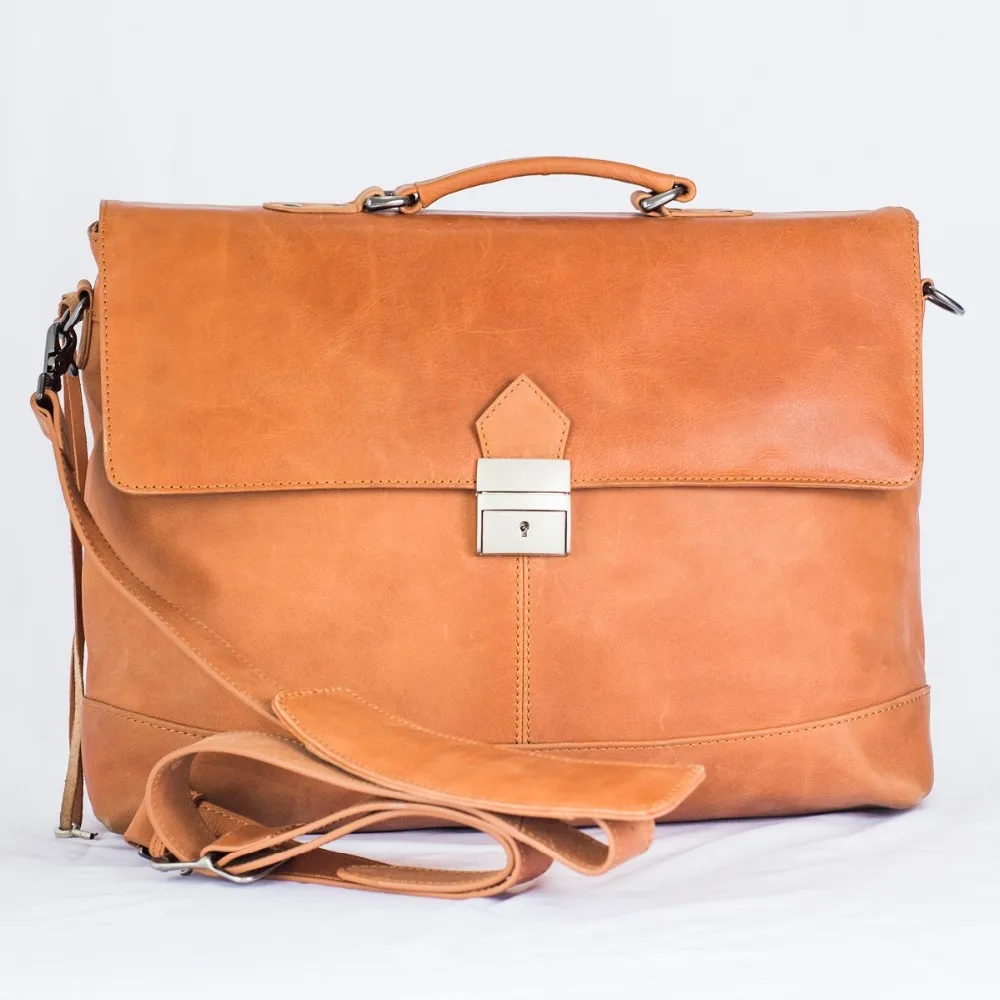 Cow Leather Men's Briefcase Bags Buy Leather Men's Briefcase Bags