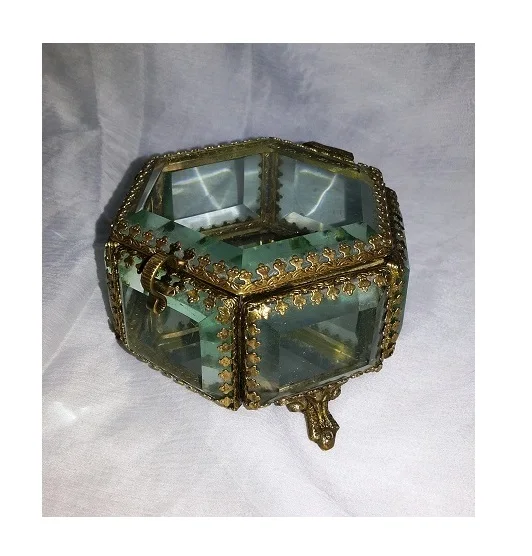Hexagon Glass Jewelry Box Buy Hexagon Glass Jewelry Box,Glass Box