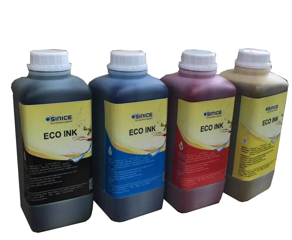 Inkjet Printer Cmyk Eco Solvent Ink For Dx5 Dx7 Printer Buy Inkjet
