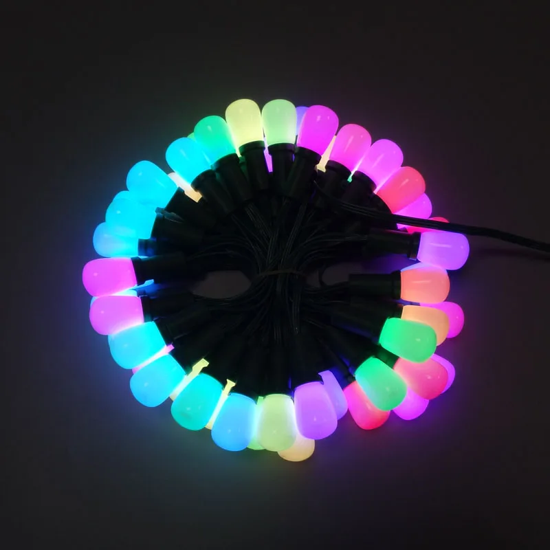 20mm Rgb Dmx512 Rgb Pixel Festoon String Led Bulb Lights Outdoor Buy