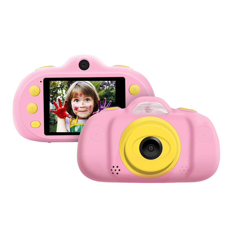 

Educational Children Gift 1080P Dual Lens Digital Electronic Kids Camera Toys with Video, Photo Frame, Game, Playback, N/a