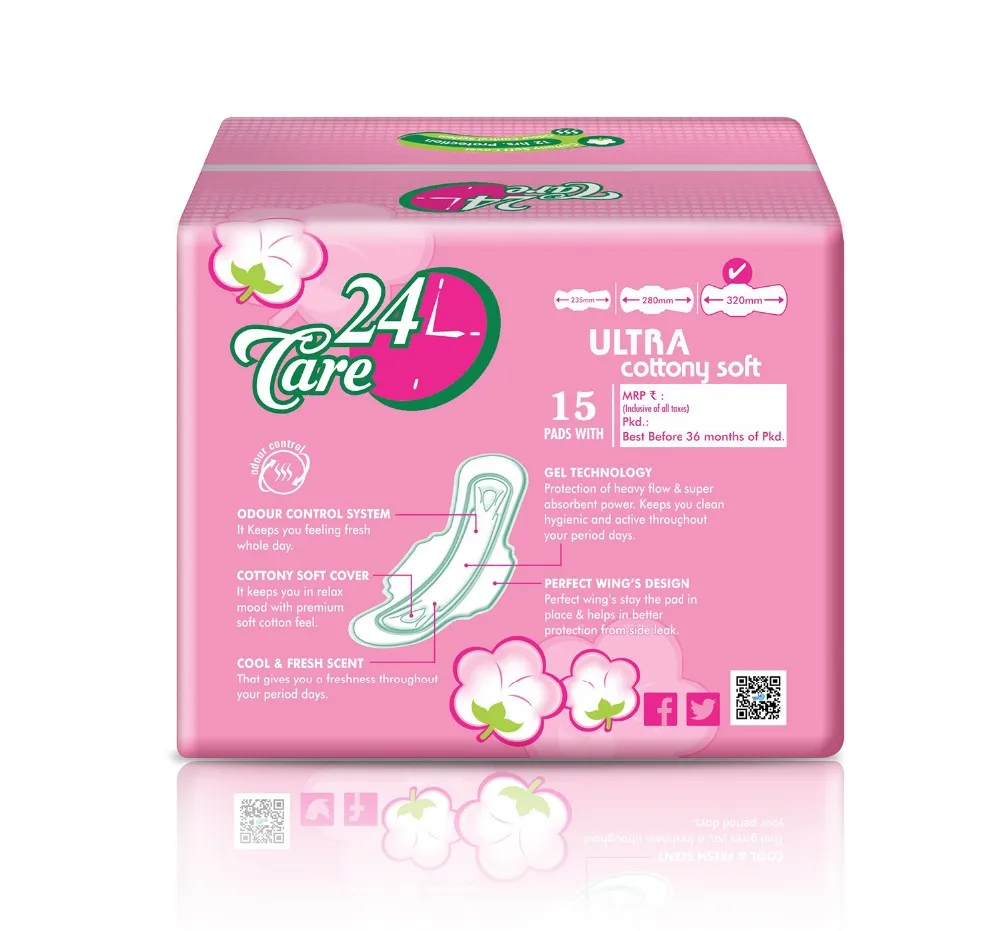 Sanitary Napkins Manufacturer Anion Sanitary Ladies Pad Belted Panitary