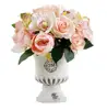 Home Wedding Decoration Artificial Potted Flower Arrangements in pot