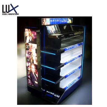 Cosmetic Storage Cabinet Retail Beauty Salon Design Perfume Bar