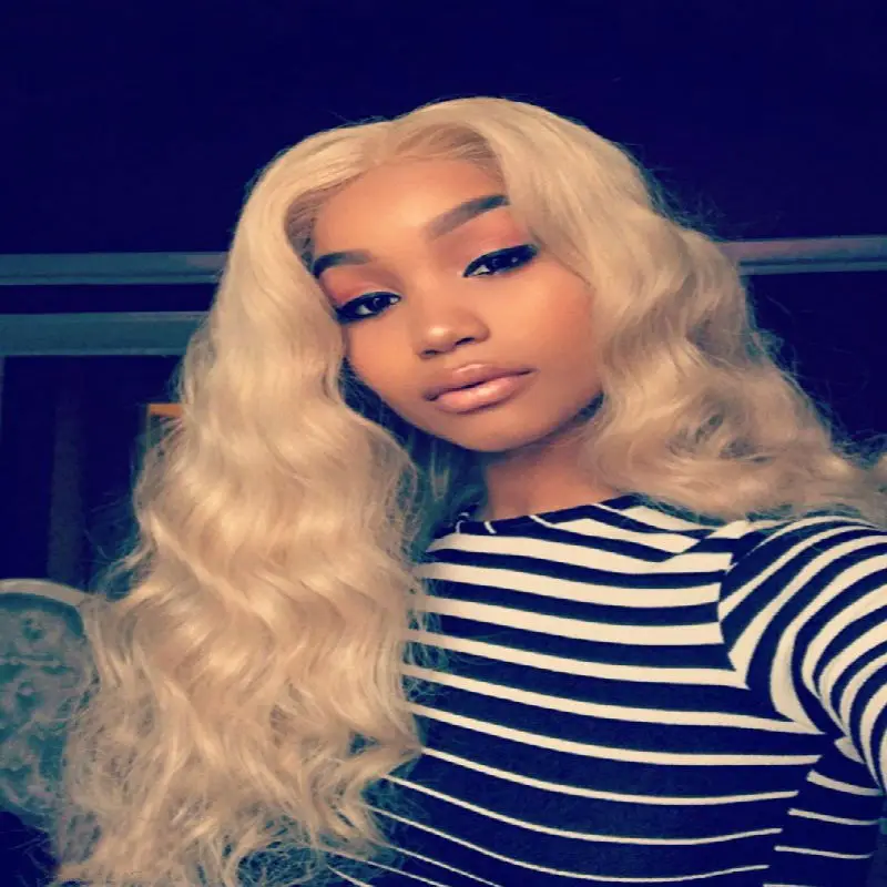 批发俄罗斯处女人发全蕾丝金色假发