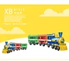 Xingbao XB01112 creative variety of series of sightseeing train children assembled spelling puzzle building blocks toys