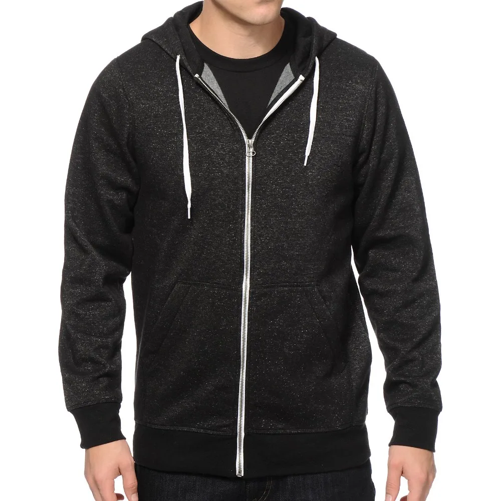 100% Cotton Zip Up Hoodie Cotton Fleece Plain Hoodies Best Hot Sale