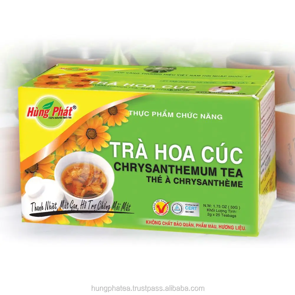 
Chrysanthemum Tea - Flavored Herbal Teabag 