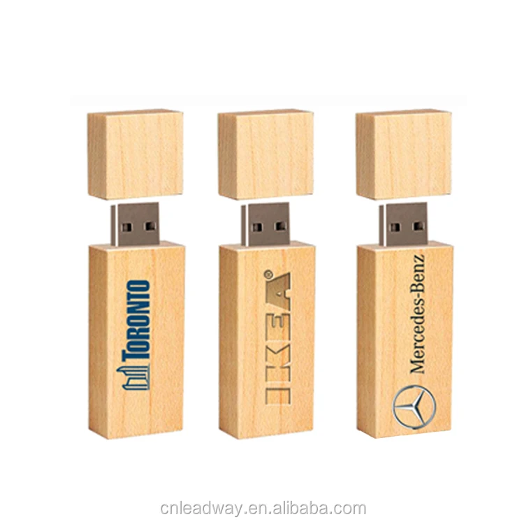 Eco friendly wooden USB flash drives, 8GB personalised wooden USB sticks, custom USB 2.0 USB flash drives - ANKUX.COM