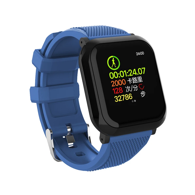 

2019 Newest 1.3 inch Large Screen body fit heart rate monitor watch Smart Bracelet Heart Rate Monitor Smart Wristband Watch DB12, Black;red;blue;purple