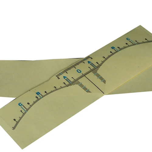

New Arrival Transparent Eyebrow Ruler sticker, Clear