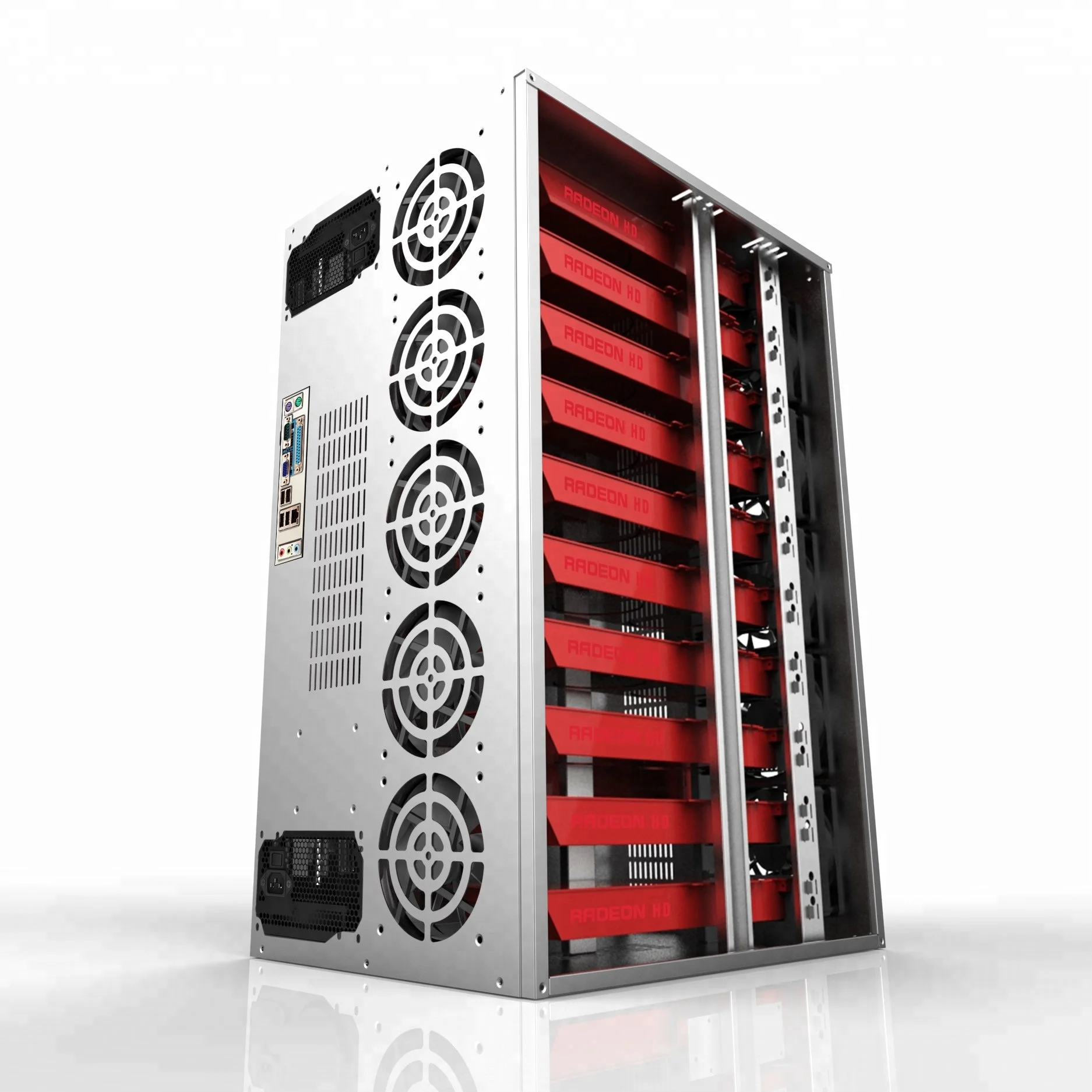 Mining  8 gpu 12 gpu bitcoin miner case