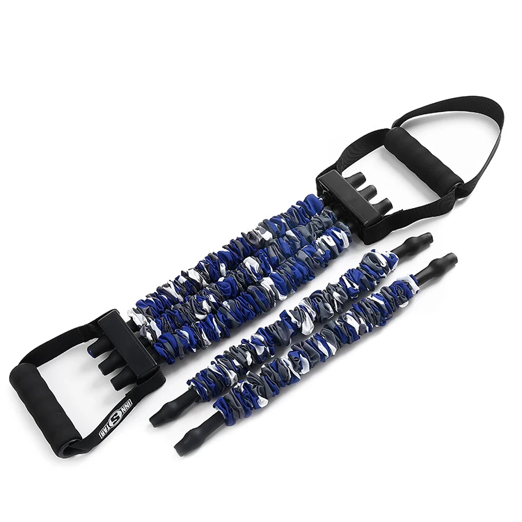 

Custom Adjustable Chest Expander 5 Ropes Resistance Exercise System Bands Strength Trainer