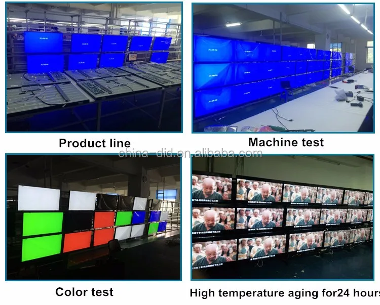 4k Super Hd Big Lcd Screen 46 Inch 3.5mm Narrow Bezel Video Wall Monior