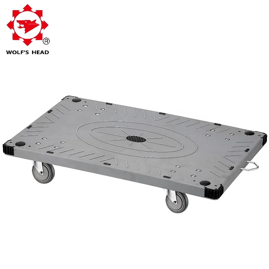 Polyethylene Plastic Platform Cart Flat Rolling Dolly Buy Plastic