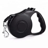 

Automatic retractable dog walking leash with break and lock button