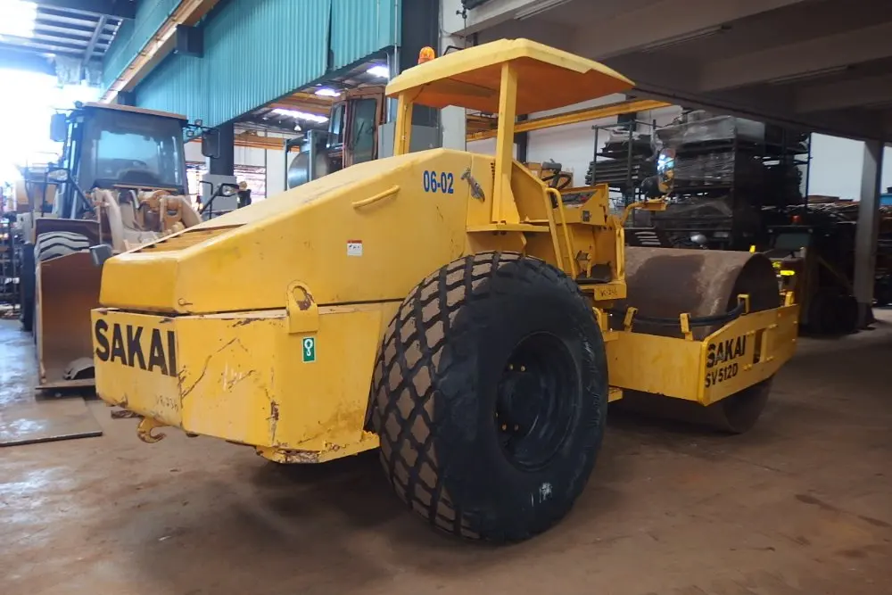 
USED SAKAI SV512D SINGLE DRUM COMPACTOR FOR SALE 