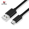 TPE Micro USB Cable 1M USB 2.0 to Micro 5Pin fast Charge Data for Android Smartphone