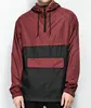 Pullover design your own screen printing windbreaker jackets