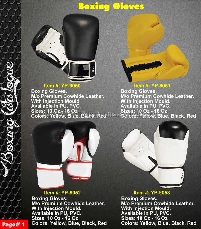 Customized Design Sublimation Genuine Leather Boxing Gloves Buy