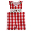 Animal farm smocked baby boy shortall clothes