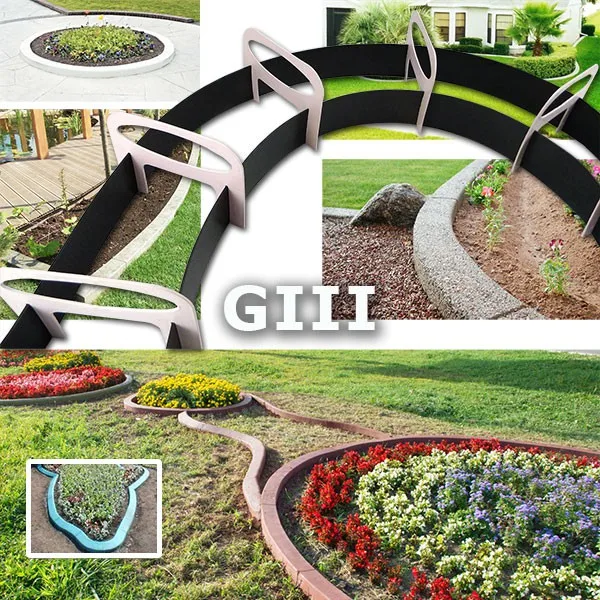 
Flexible curb for garden 